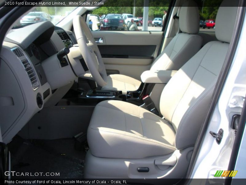 White Suede / Stone 2010 Ford Escape Hybrid Limited