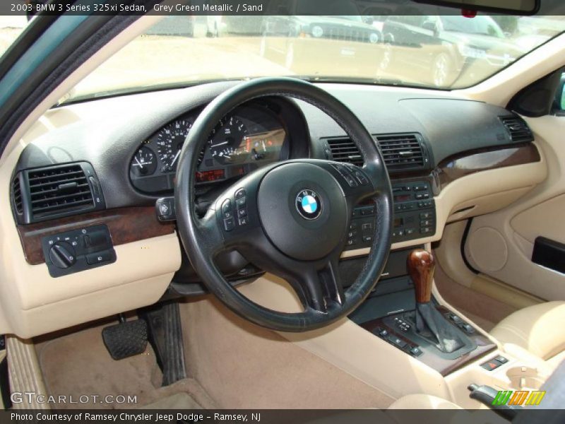 Grey Green Metallic / Sand 2003 BMW 3 Series 325xi Sedan