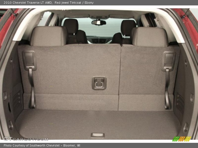 Red Jewel Tintcoat / Ebony 2010 Chevrolet Traverse LT AWD