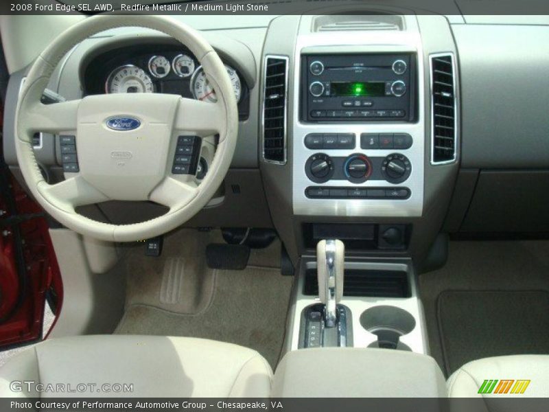 Redfire Metallic / Medium Light Stone 2008 Ford Edge SEL AWD