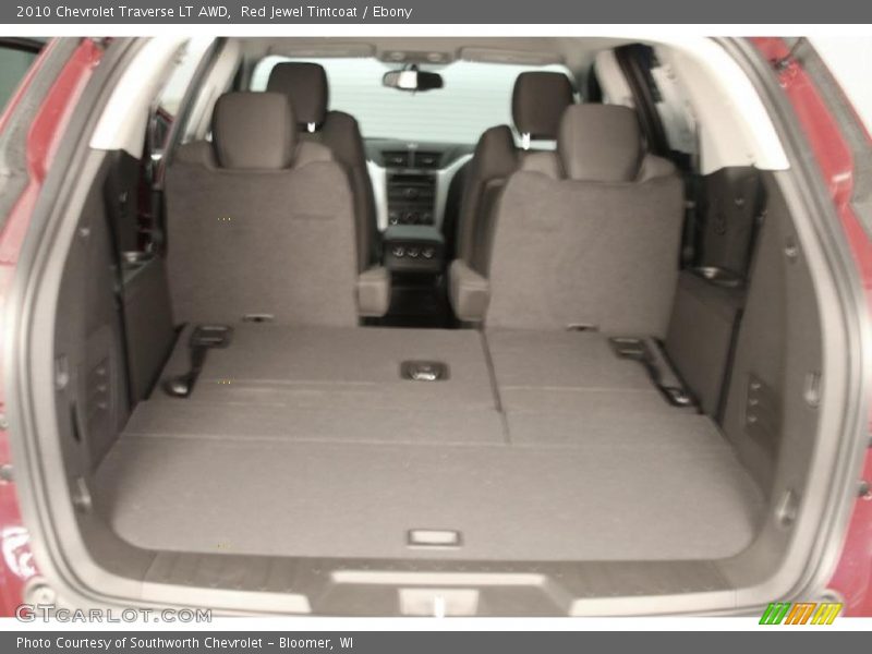Red Jewel Tintcoat / Ebony 2010 Chevrolet Traverse LT AWD