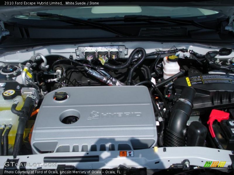White Suede / Stone 2010 Ford Escape Hybrid Limited