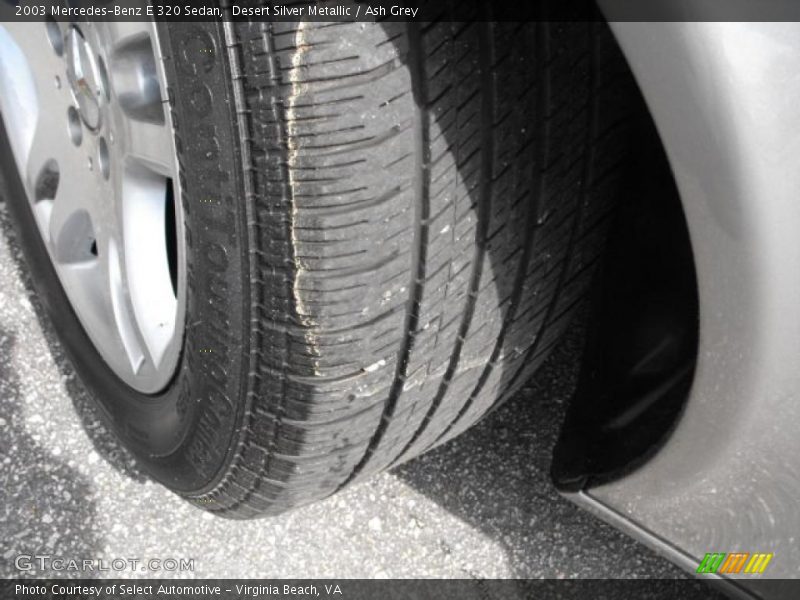 Desert Silver Metallic / Ash Grey 2003 Mercedes-Benz E 320 Sedan