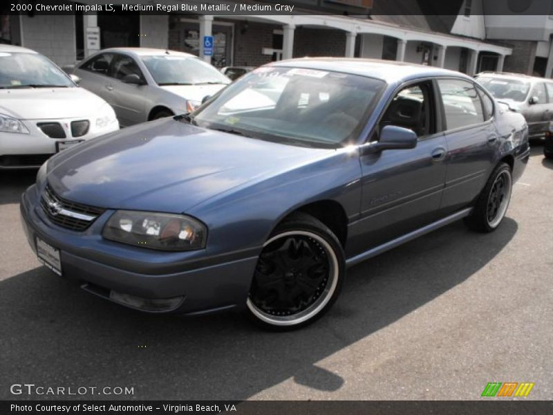 Medium Regal Blue Metallic / Medium Gray 2000 Chevrolet Impala LS
