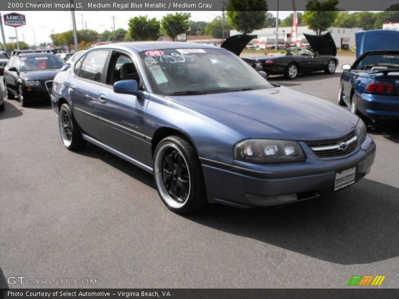 Medium Regal Blue Metallic / Medium Gray 2000 Chevrolet Impala LS