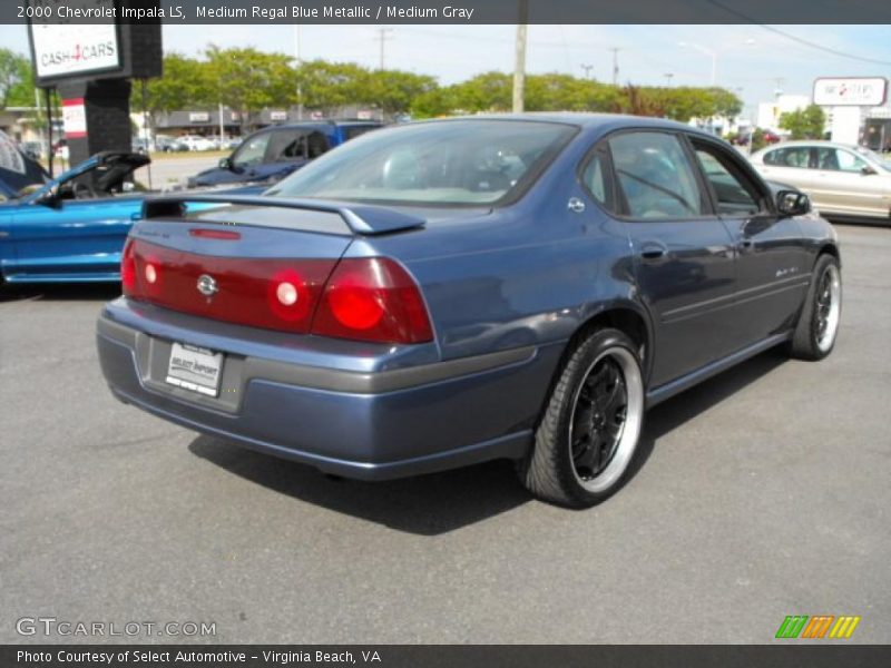 Medium Regal Blue Metallic / Medium Gray 2000 Chevrolet Impala LS