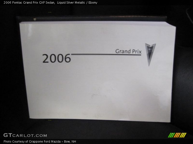 Liquid Silver Metallic / Ebony 2006 Pontiac Grand Prix GXP Sedan