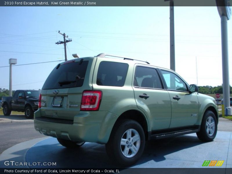 Kiwi Green Metallic / Stone 2010 Ford Escape Hybrid