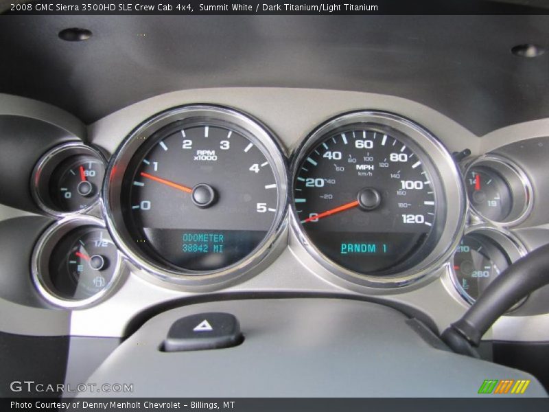 Summit White / Dark Titanium/Light Titanium 2008 GMC Sierra 3500HD SLE Crew Cab 4x4