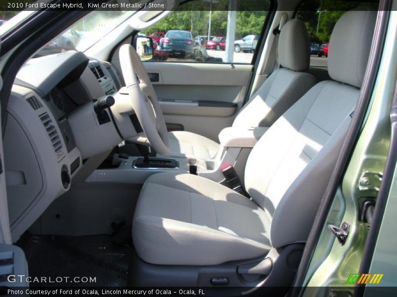 Front Seat of 2010 Escape Hybrid