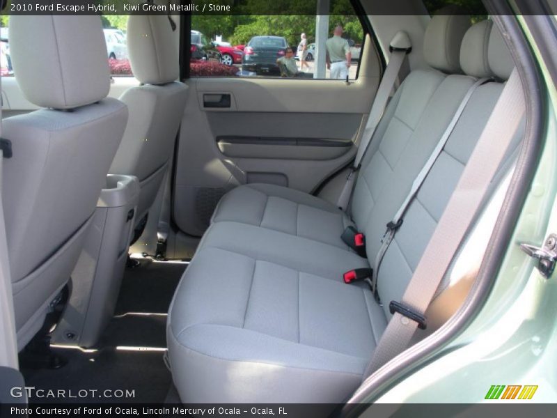 Rear Seat of 2010 Escape Hybrid