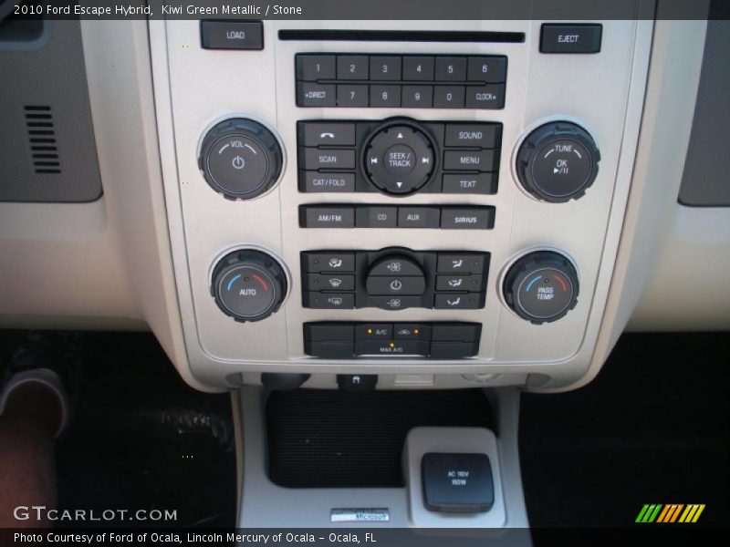 Kiwi Green Metallic / Stone 2010 Ford Escape Hybrid