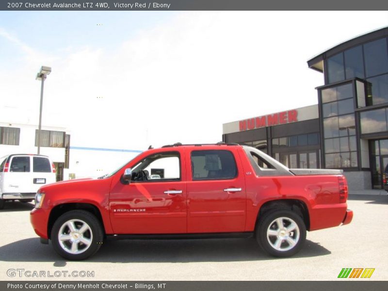 Victory Red / Ebony 2007 Chevrolet Avalanche LTZ 4WD