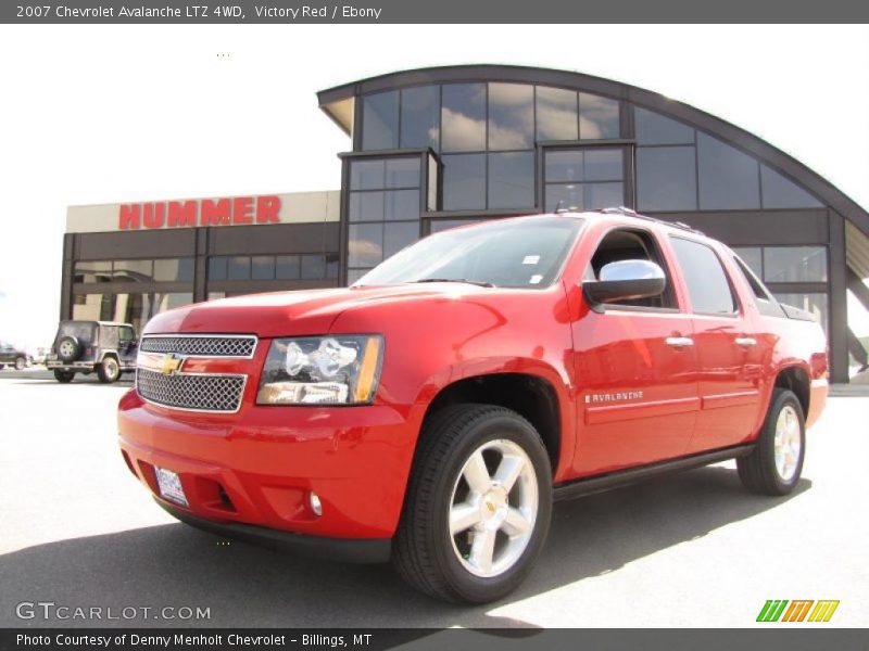 Victory Red / Ebony 2007 Chevrolet Avalanche LTZ 4WD