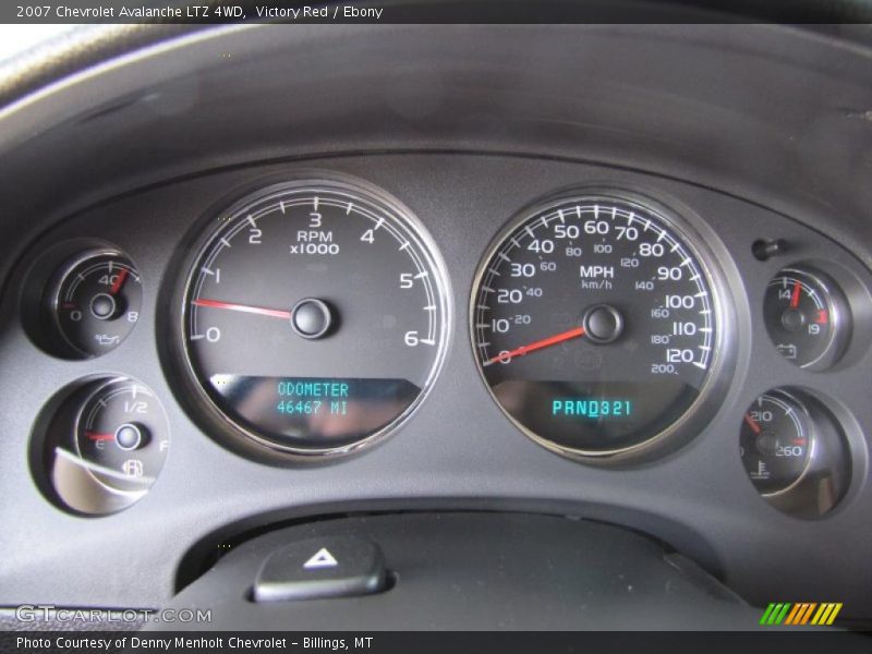 Victory Red / Ebony 2007 Chevrolet Avalanche LTZ 4WD