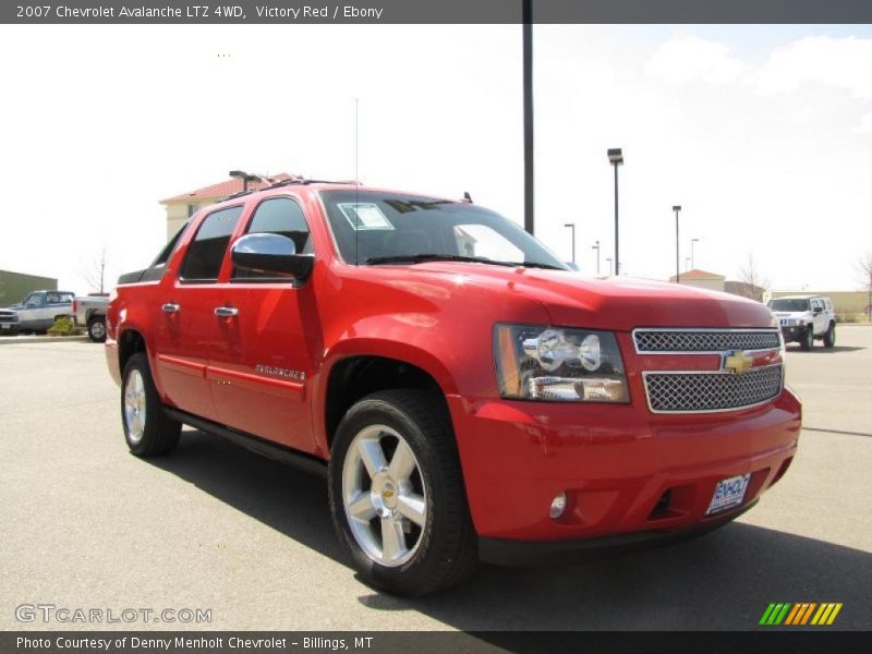 Victory Red / Ebony 2007 Chevrolet Avalanche LTZ 4WD