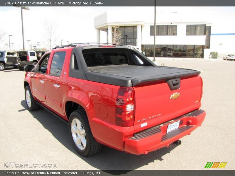 Victory Red / Ebony 2007 Chevrolet Avalanche LTZ 4WD