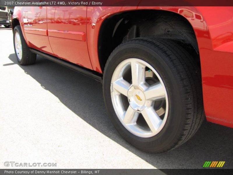 Victory Red / Ebony 2007 Chevrolet Avalanche LTZ 4WD