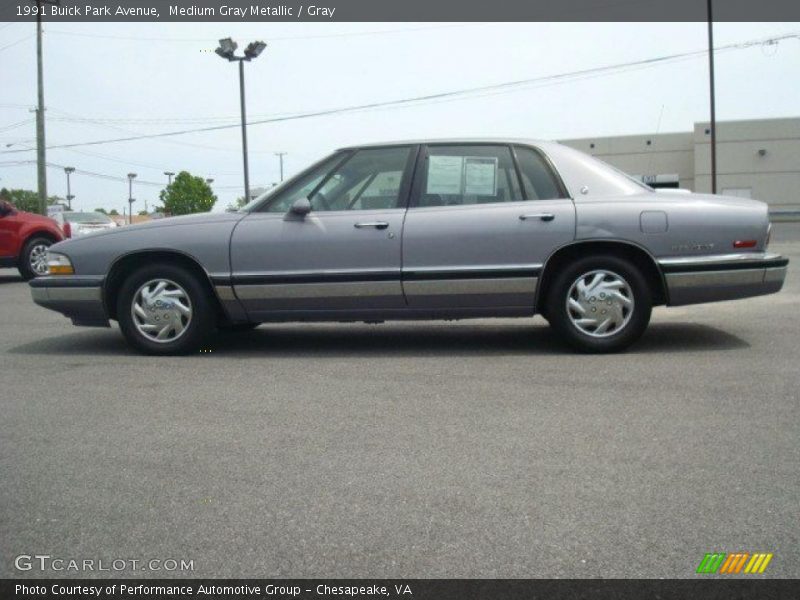 Medium Gray Metallic / Gray 1991 Buick Park Avenue