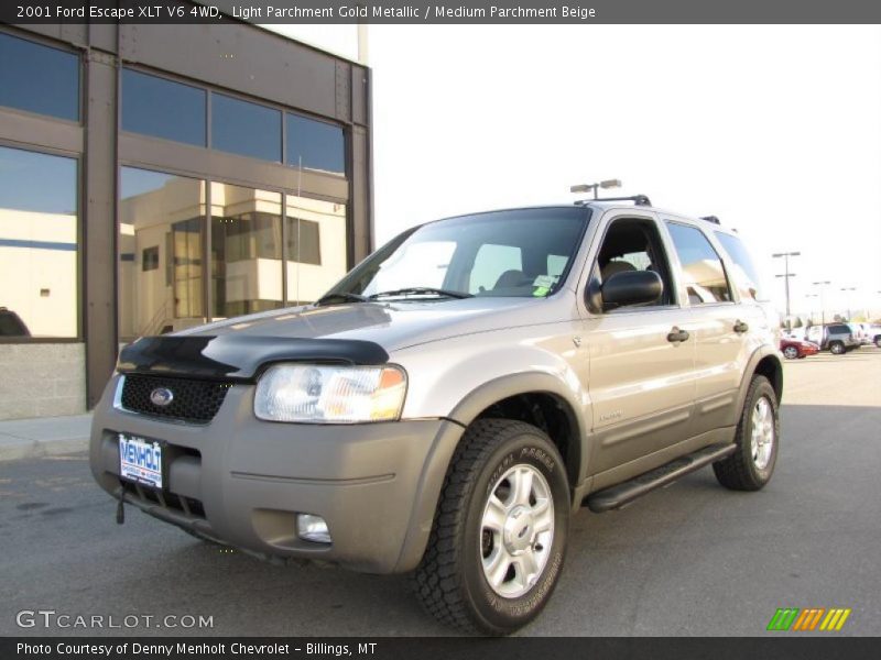 Light Parchment Gold Metallic / Medium Parchment Beige 2001 Ford Escape XLT V6 4WD