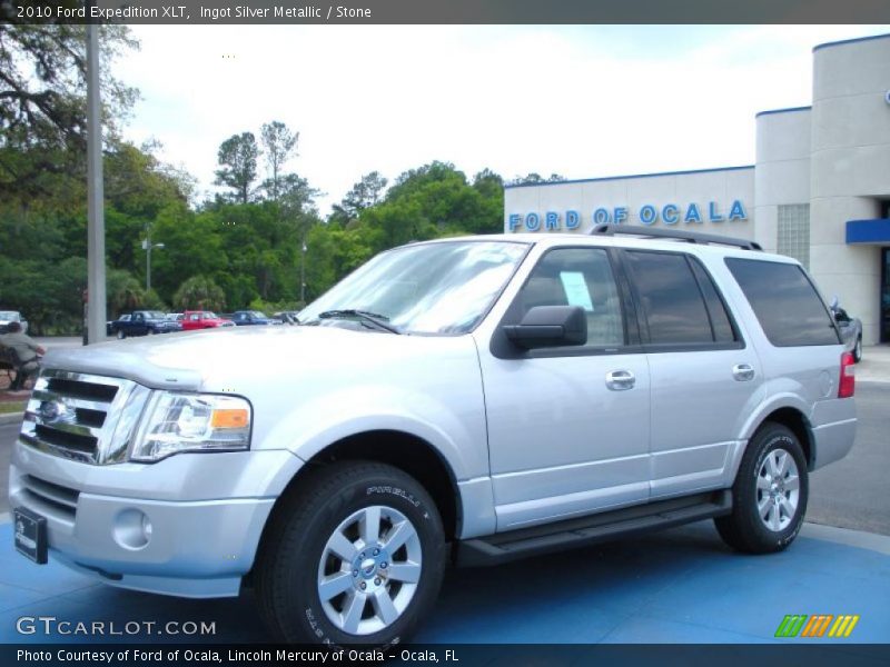 Ingot Silver Metallic / Stone 2010 Ford Expedition XLT