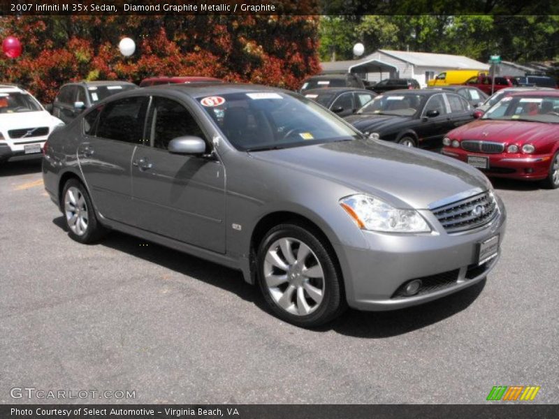 Diamond Graphite Metallic / Graphite 2007 Infiniti M 35x Sedan