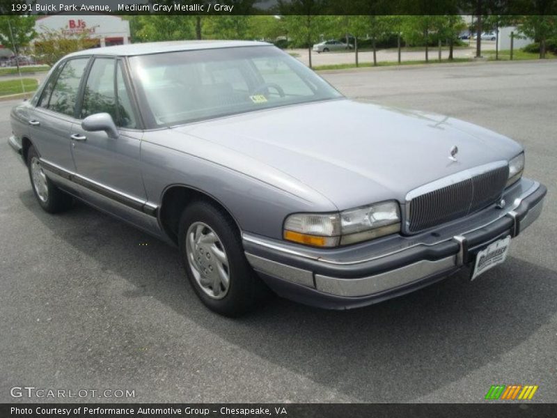 Medium Gray Metallic / Gray 1991 Buick Park Avenue