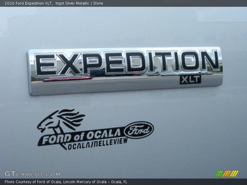 Ingot Silver Metallic / Stone 2010 Ford Expedition XLT
