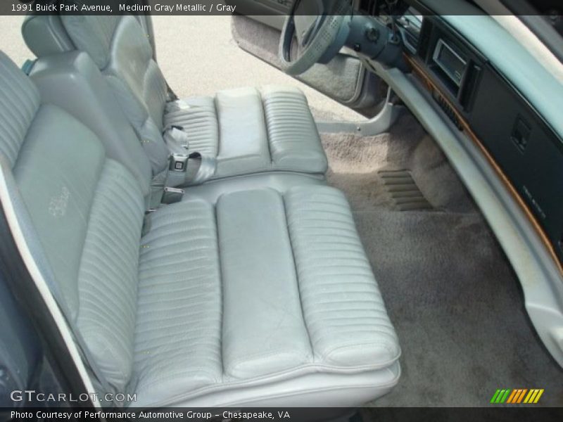 Medium Gray Metallic / Gray 1991 Buick Park Avenue