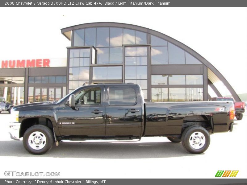 Black / Light Titanium/Dark Titanium 2008 Chevrolet Silverado 3500HD LTZ Crew Cab 4x4