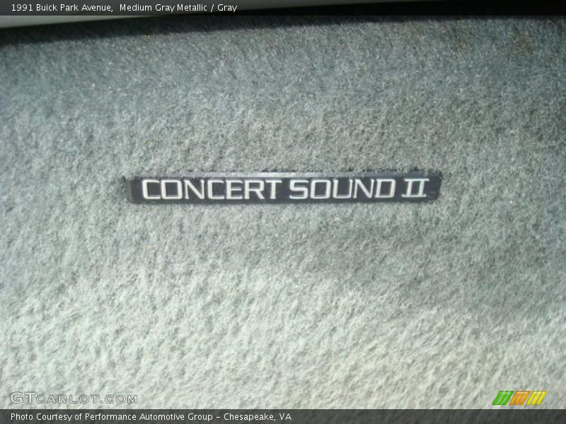 Medium Gray Metallic / Gray 1991 Buick Park Avenue