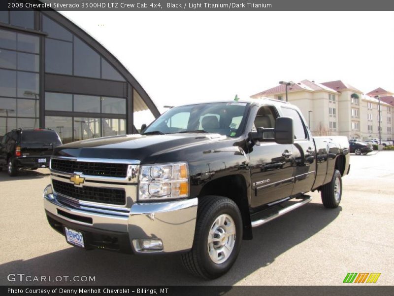Black / Light Titanium/Dark Titanium 2008 Chevrolet Silverado 3500HD LTZ Crew Cab 4x4
