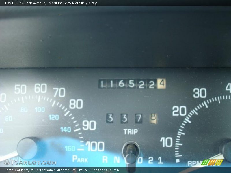 Medium Gray Metallic / Gray 1991 Buick Park Avenue