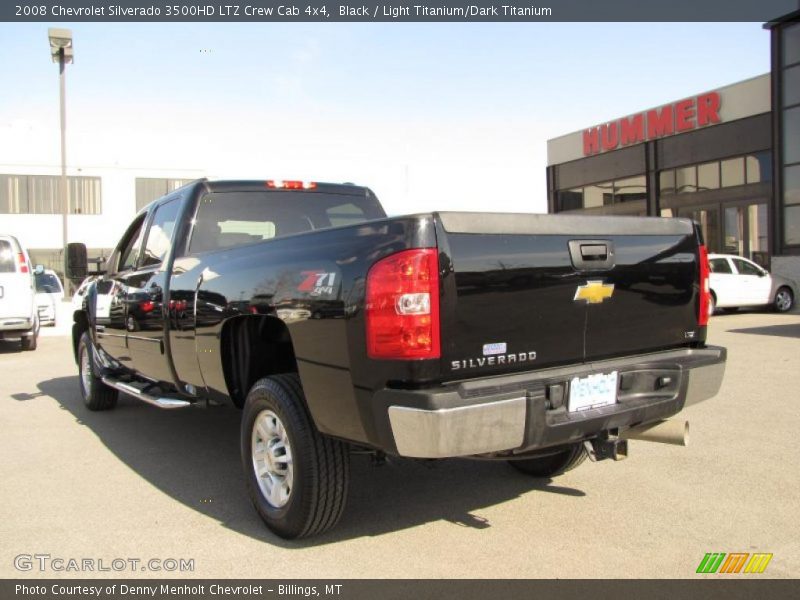 Black / Light Titanium/Dark Titanium 2008 Chevrolet Silverado 3500HD LTZ Crew Cab 4x4
