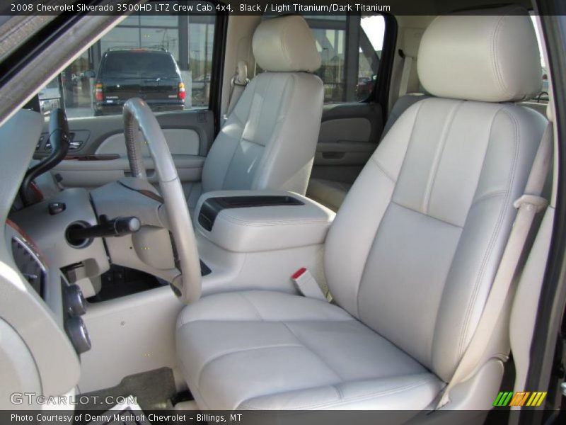 Black / Light Titanium/Dark Titanium 2008 Chevrolet Silverado 3500HD LTZ Crew Cab 4x4