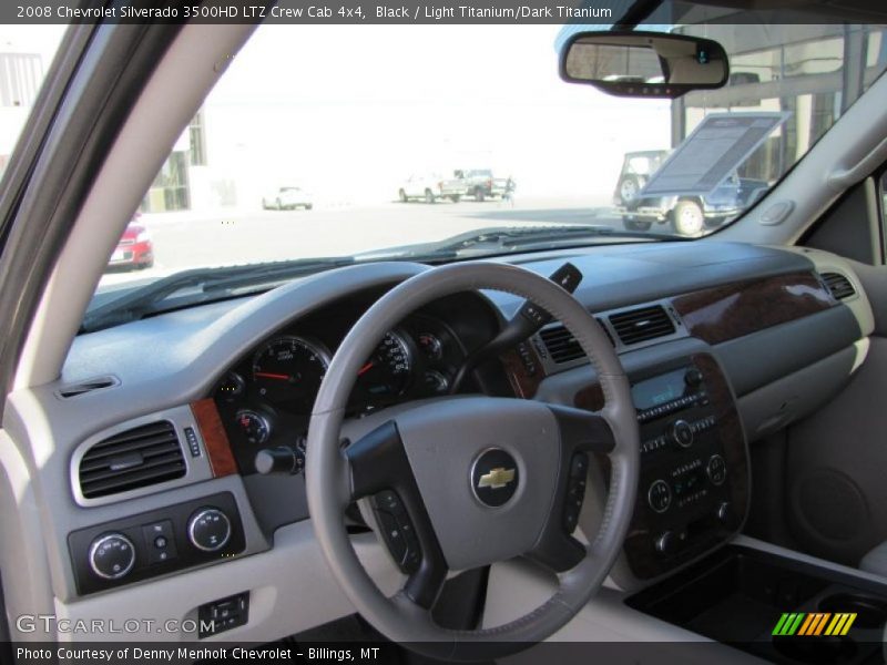 Black / Light Titanium/Dark Titanium 2008 Chevrolet Silverado 3500HD LTZ Crew Cab 4x4