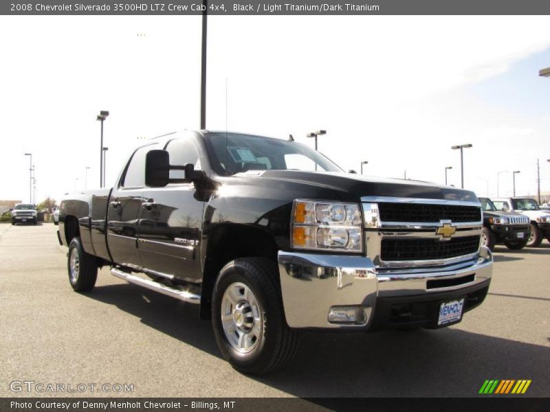 Black / Light Titanium/Dark Titanium 2008 Chevrolet Silverado 3500HD LTZ Crew Cab 4x4