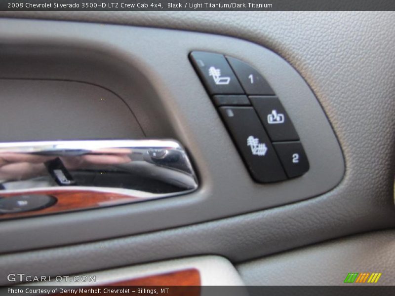 Black / Light Titanium/Dark Titanium 2008 Chevrolet Silverado 3500HD LTZ Crew Cab 4x4