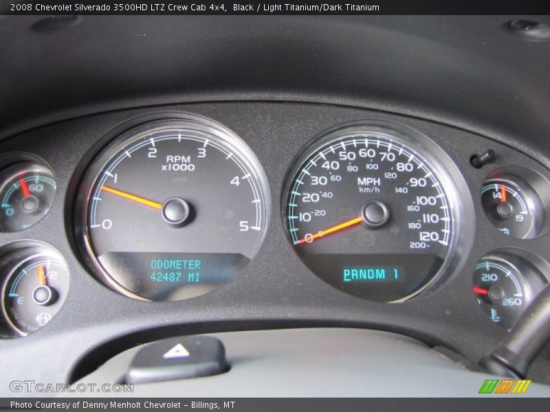 Black / Light Titanium/Dark Titanium 2008 Chevrolet Silverado 3500HD LTZ Crew Cab 4x4