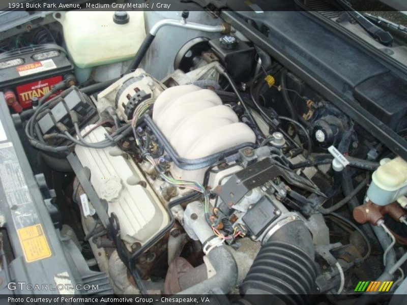 Medium Gray Metallic / Gray 1991 Buick Park Avenue