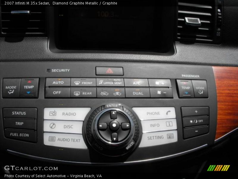 Diamond Graphite Metallic / Graphite 2007 Infiniti M 35x Sedan