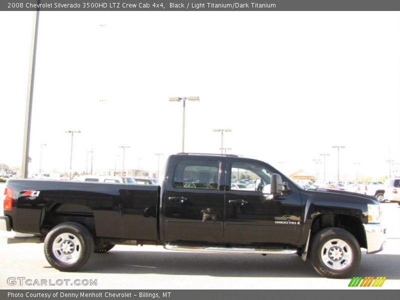 Black / Light Titanium/Dark Titanium 2008 Chevrolet Silverado 3500HD LTZ Crew Cab 4x4