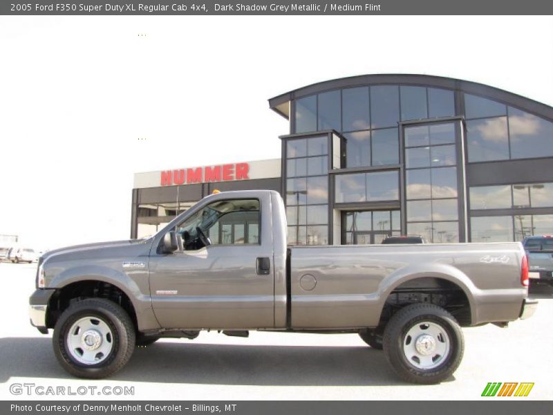 Dark Shadow Grey Metallic / Medium Flint 2005 Ford F350 Super Duty XL Regular Cab 4x4