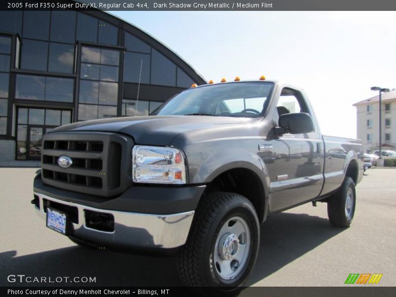 Dark Shadow Grey Metallic / Medium Flint 2005 Ford F350 Super Duty XL Regular Cab 4x4