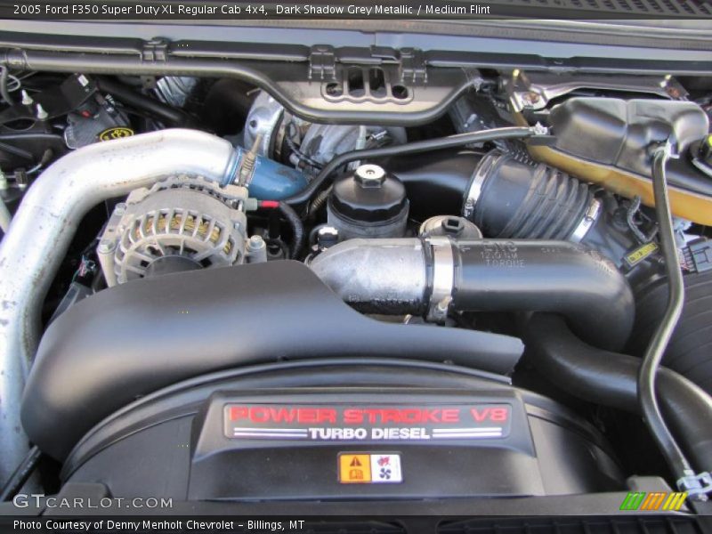 Dark Shadow Grey Metallic / Medium Flint 2005 Ford F350 Super Duty XL Regular Cab 4x4