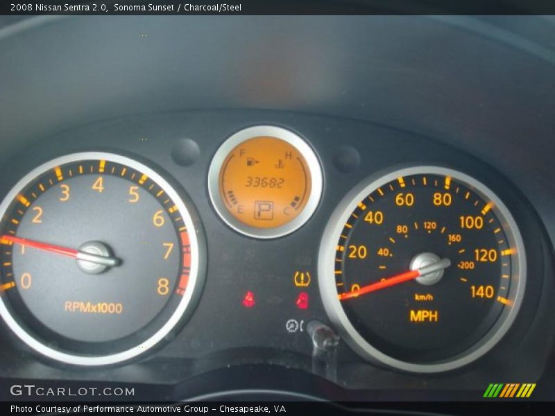 Sonoma Sunset / Charcoal/Steel 2008 Nissan Sentra 2.0