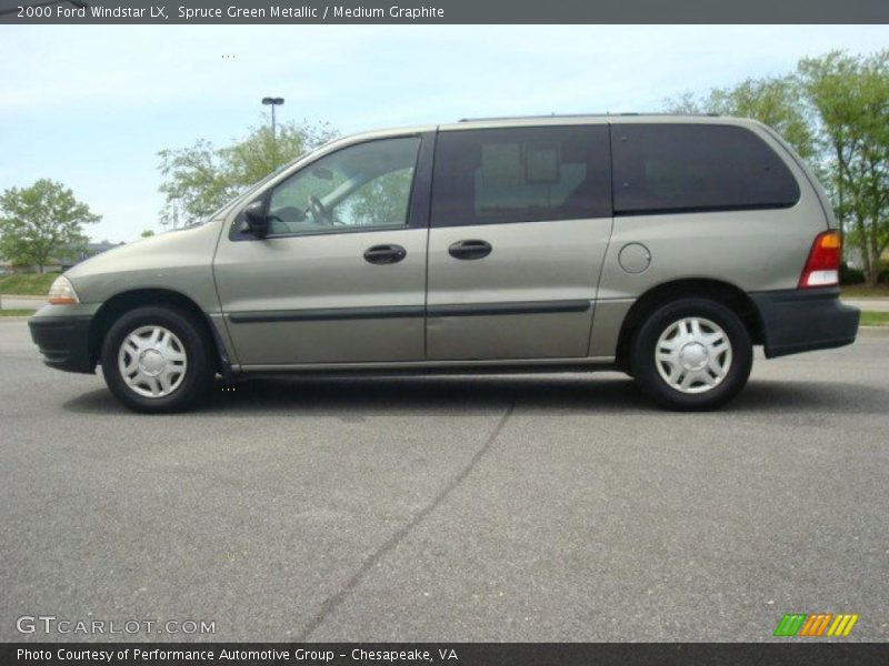 Spruce Green Metallic / Medium Graphite 2000 Ford Windstar LX