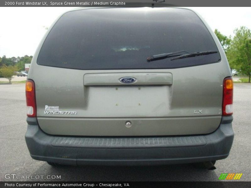 Spruce Green Metallic / Medium Graphite 2000 Ford Windstar LX