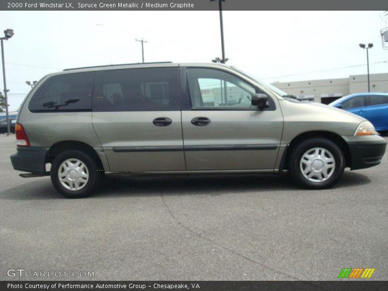 Spruce Green Metallic / Medium Graphite 2000 Ford Windstar LX