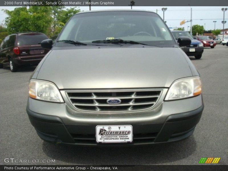 Spruce Green Metallic / Medium Graphite 2000 Ford Windstar LX